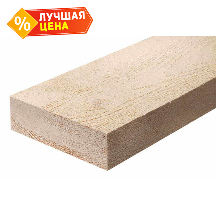 Доска обрезная естественной влажности 50х100х6000 сорт 1-3